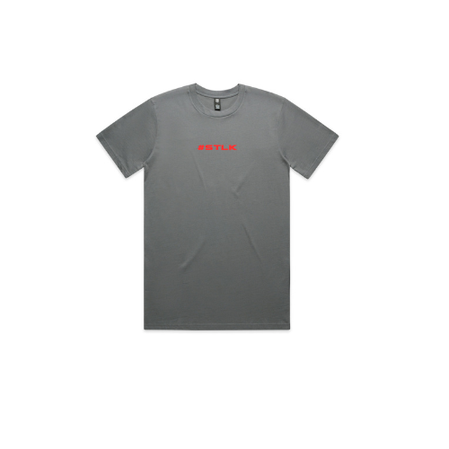 Red #STLK logo (Classic tee - Slick fit)