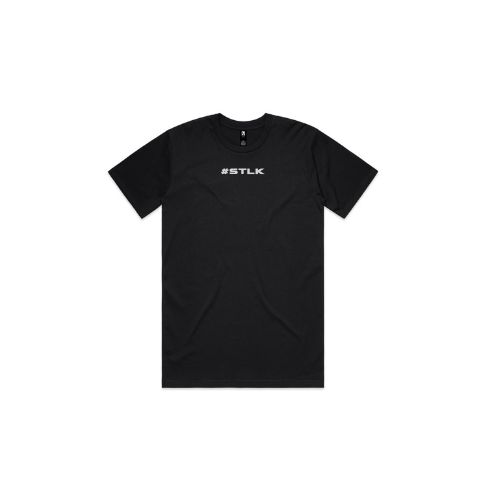 Silver #STLK logo (Classic tee - Slick fit)