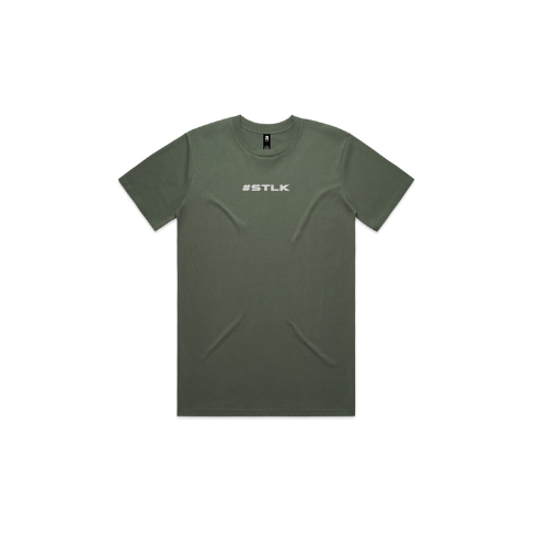 Silver #STLK logo (Classic tee - Slick fit)