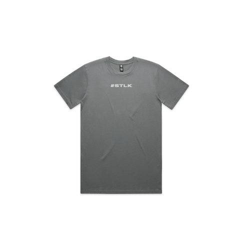 Silver #STLK logo (Classic tee - Slick fit)