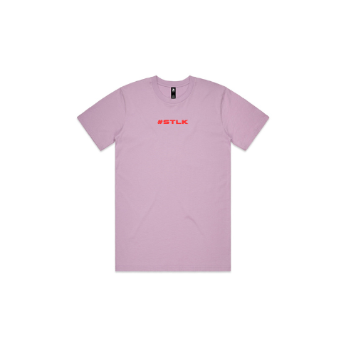 Red #STLK logo (Classic tee - Slick fit)