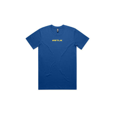 Yellow #STLK logo (Classic tee - Slick fit)