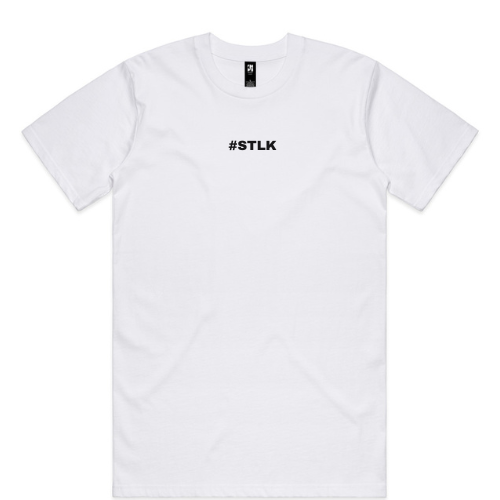 black #STLK logo (Classic tee - Slick fit)