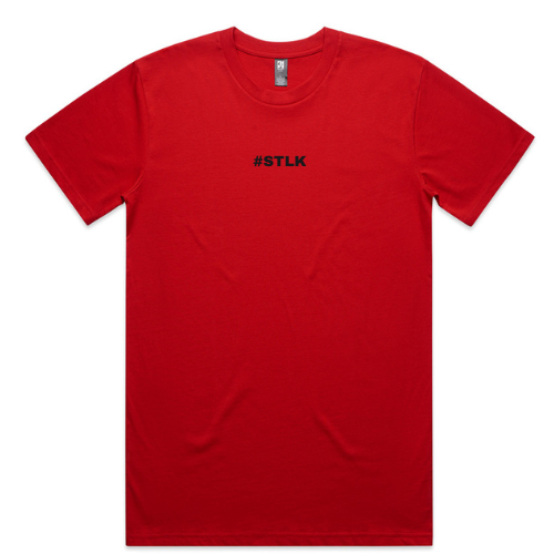 black #STLK logo (Classic tee - Slick fit)
