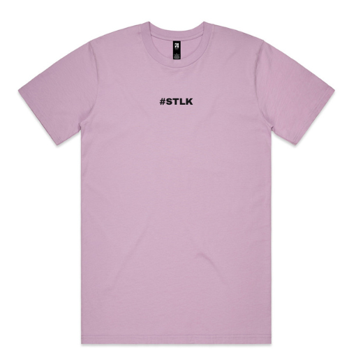 black #STLK logo (Classic tee - Slick fit)