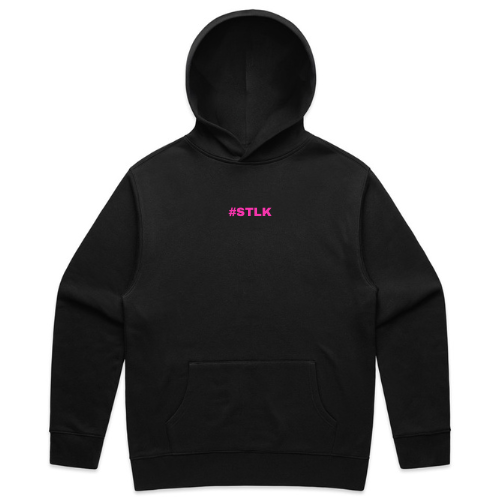 Pink #STLK logo Hoodie