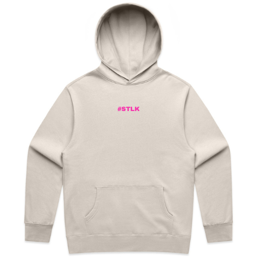 Pink #STLK logo Hoodie