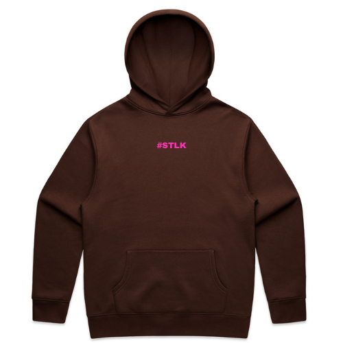 Pink #STLK logo Hoodie
