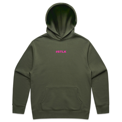 Pink #STLK logo Hoodie