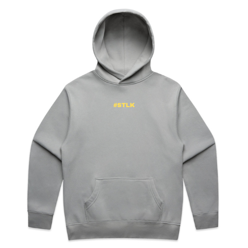 Yellow #STLK logo Hoodie