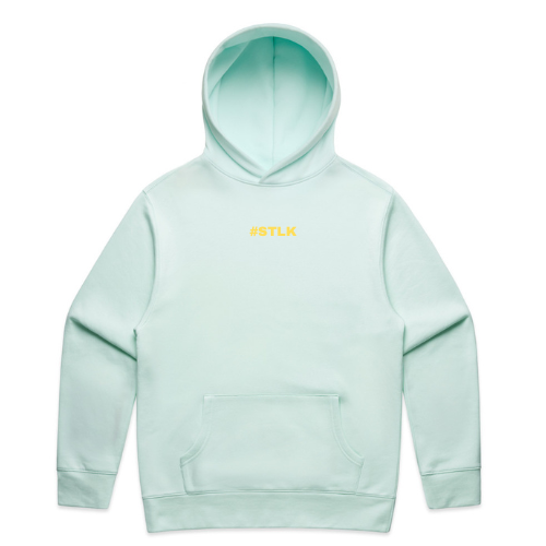 Yellow #STLK logo Hoodie