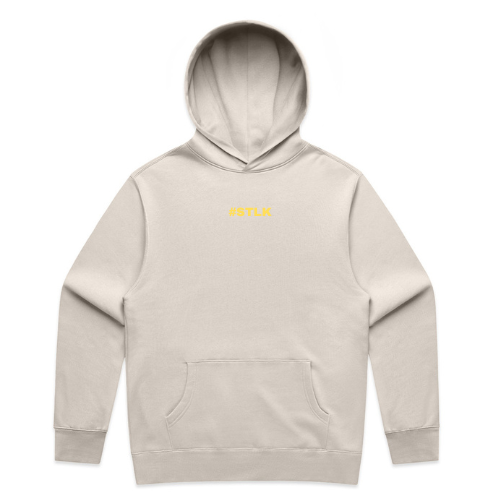 Yellow #STLK logo Hoodie