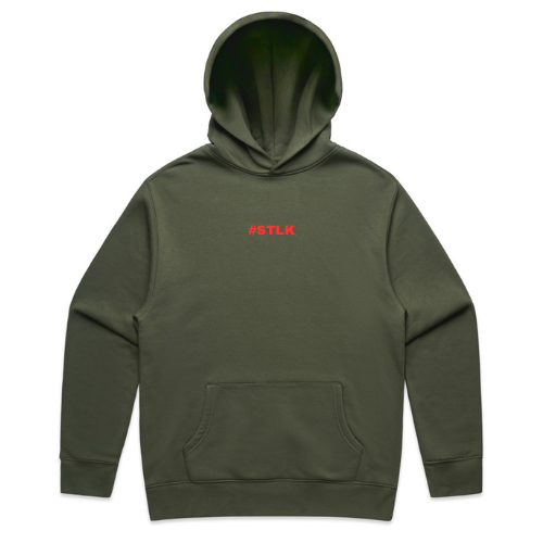 Logo colour RED - #STLK Hoodie