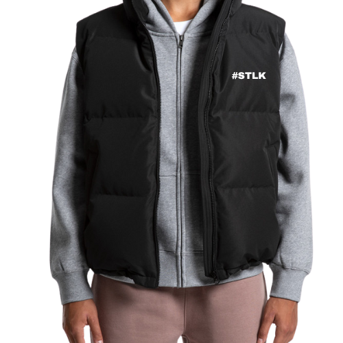 Women's #STLK Logo Puffer Vest