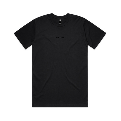 black #STLK logo (Classic tee - Slick fit)
