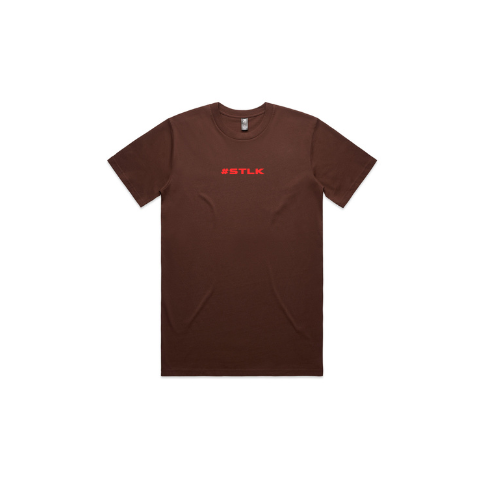 Red #STLK logo (Classic tee - Slick fit)