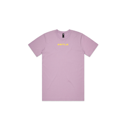 Yellow #STLK logo (Classic tee - Slick fit)