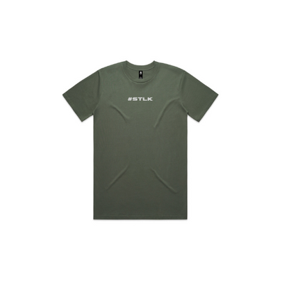 Silver #STLK logo (Classic tee - Slick fit)