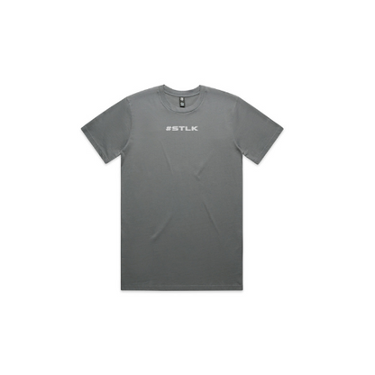 Silver #STLK logo (Classic tee - Slick fit)