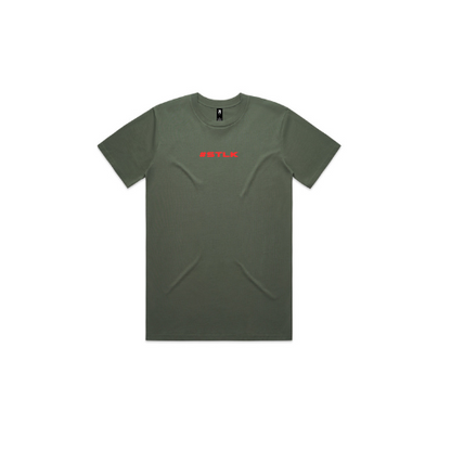 Red #STLK logo (Classic tee - Slick fit)