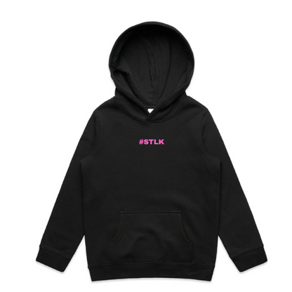 Pink #STLK Logo Kids Hood