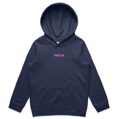 Pink #STLK Logo Kids Hood