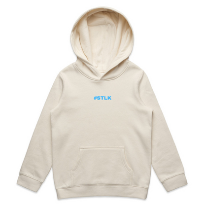 Blue #STLK Logo Kids Hood