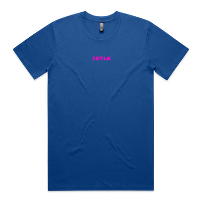 Pink #STLK logo (Classic tee - Slick fit)