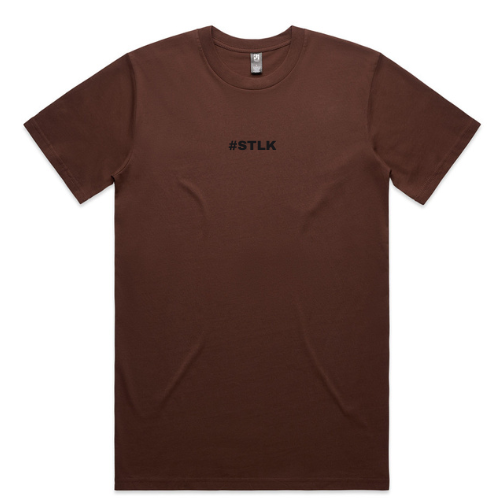 black #STLK logo (Classic tee - Slick fit)
