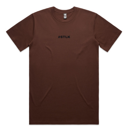 black #STLK logo (Classic tee - Slick fit)