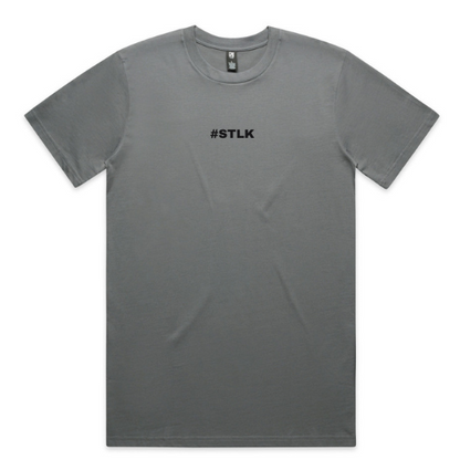 black #STLK logo (Classic tee - Slick fit)