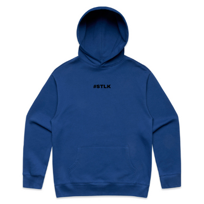 Black #STLK logo Hoodie