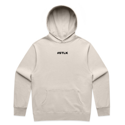 Black #STLK logo Hoodie