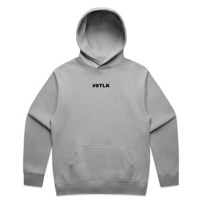 Black #STLK logo Hoodie