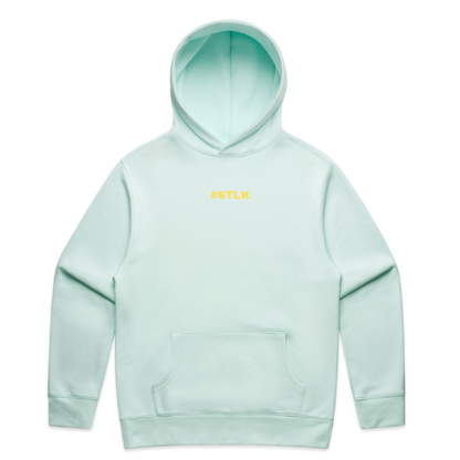 Yellow #STLK logo Hoodie