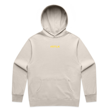 Yellow #STLK logo Hoodie