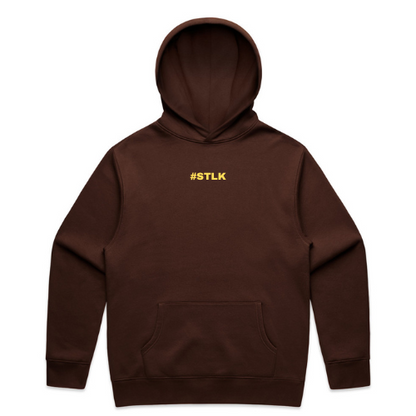 Yellow #STLK logo Hoodie