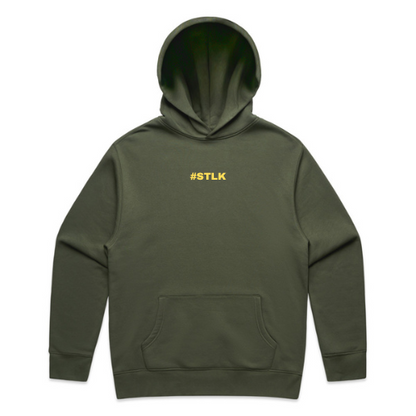 Yellow #STLK logo Hoodie
