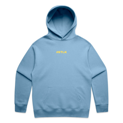Yellow #STLK logo Hoodie