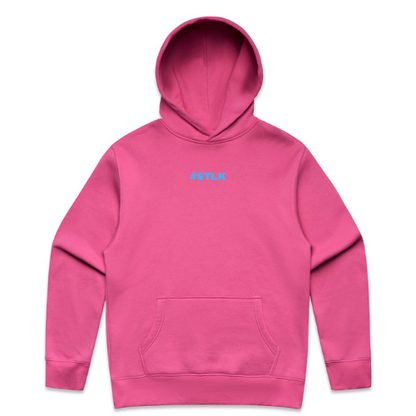 Blue #STLK logo Hoodie