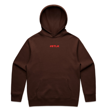 Logo colour RED - #STLK Hoodie