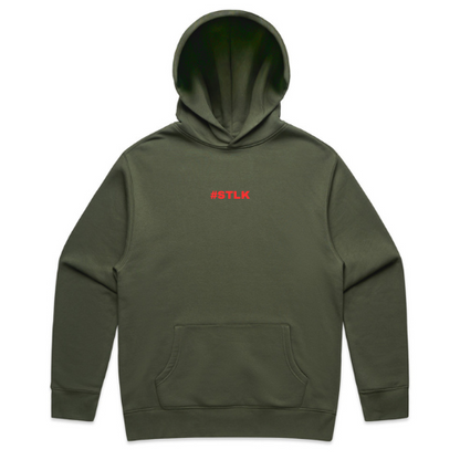 Logo colour RED - #STLK Hoodie