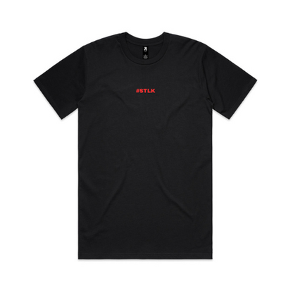 Red #STLK logo (Classic tee - Slick fit)