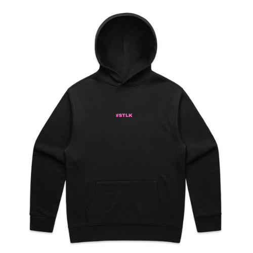 Pink #STLK logo Hoodie