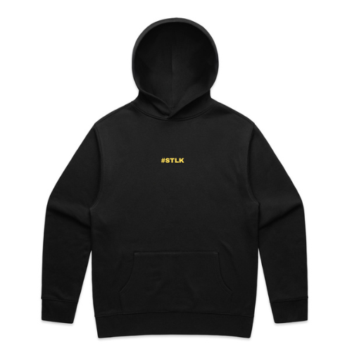 Yellow #STLK logo Hoodie