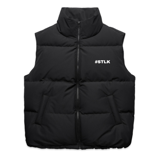 Women's #STLK Logo Puffer Vest